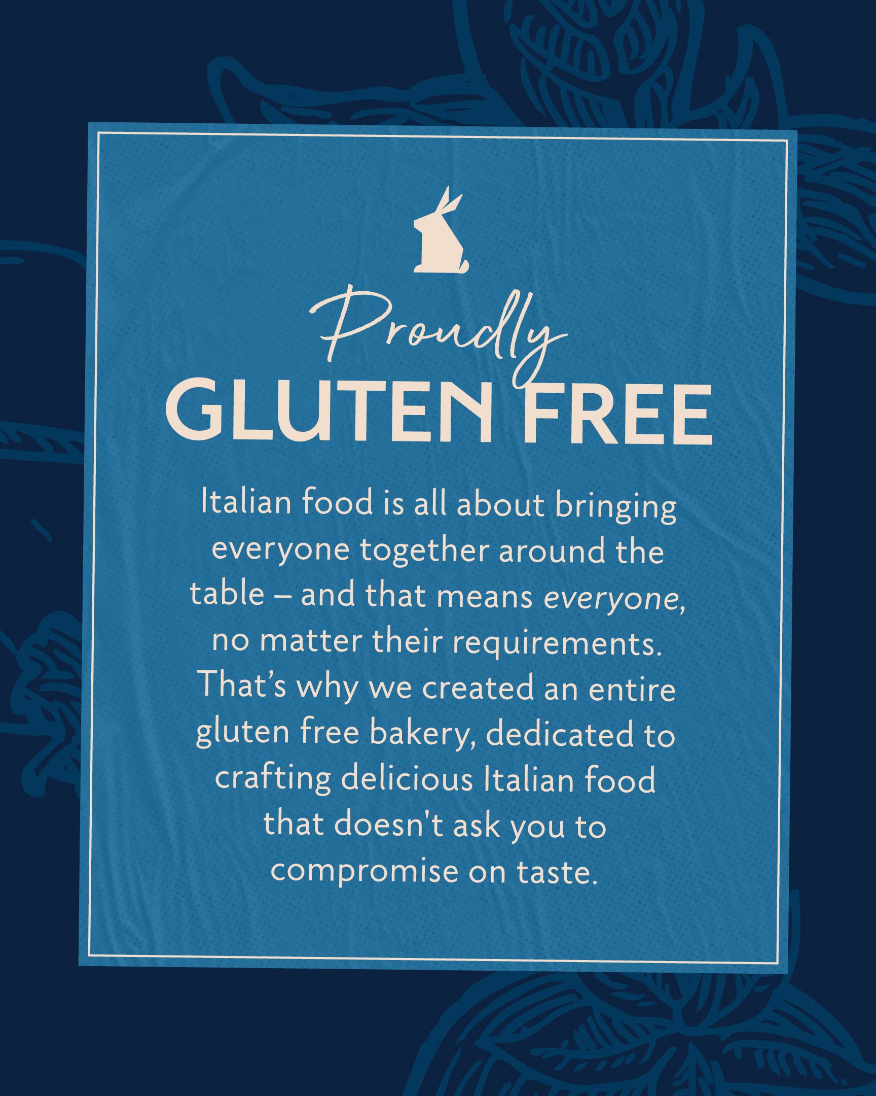 Branding and packaging design for White Rabbit Pizza Co., A proudly gluten-free Italian brand