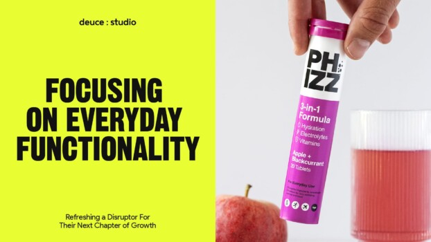 Deuce Studio Phizz Branding and Packaging design