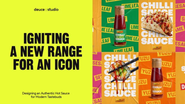 Lee Kum Kee hot sauce packaging design by Deuce Studio