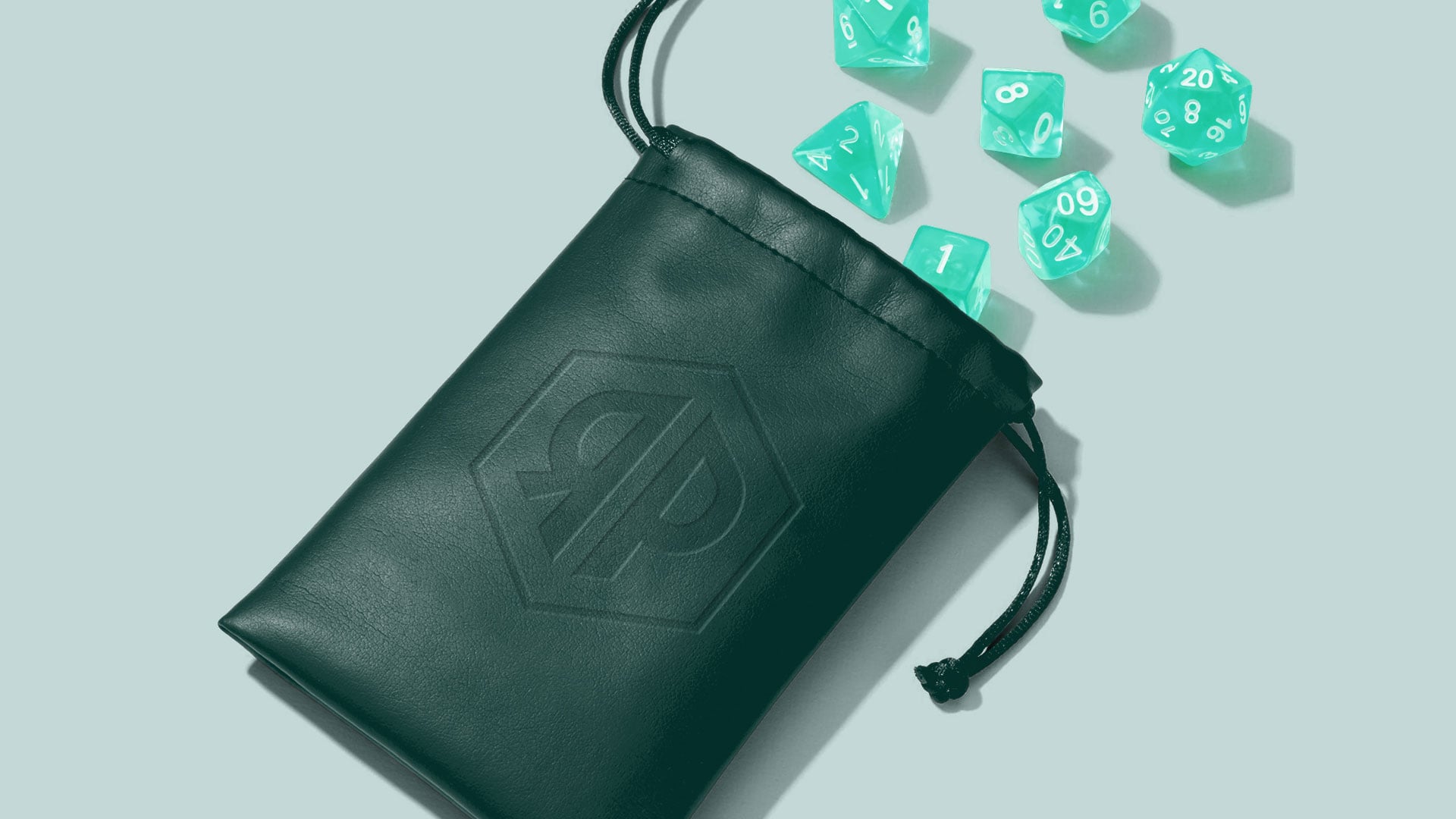 Roll and Play Press brand identity dice product mockup